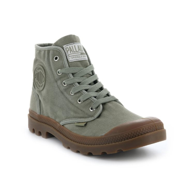 Pánské Boty Palladium Pampa Hi Olivy Zelené | CZ RIY-61H